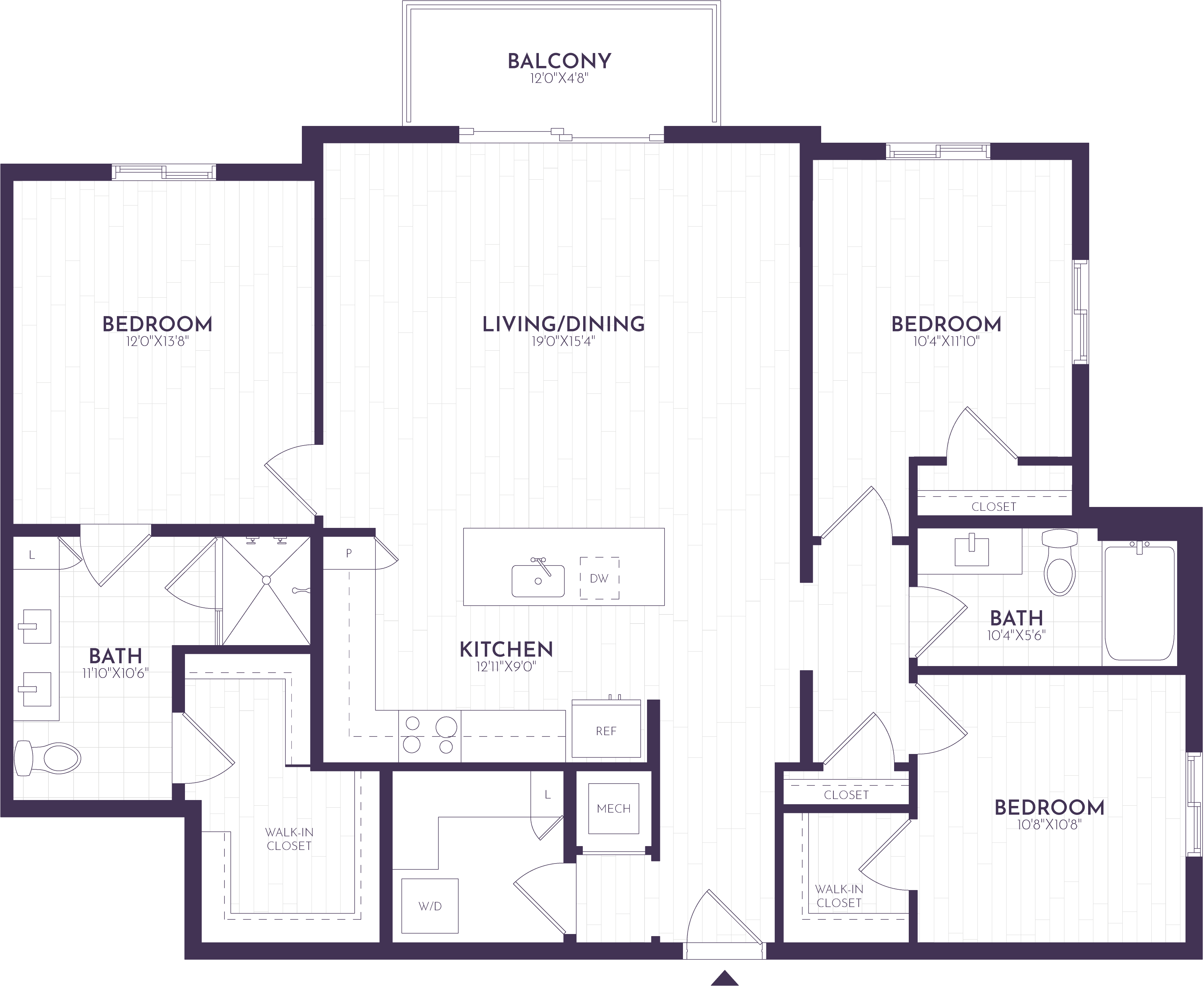 3 Bed / 2 Bath – C1