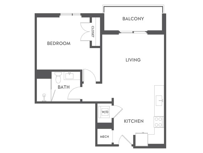 A3 – 1 Bed
