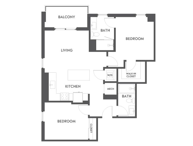 C4 – 2 Bed