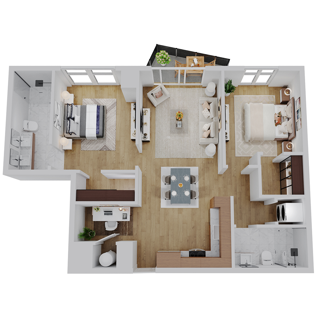 B2 – 2 Bed