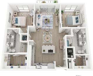 B1 – 2 Bed