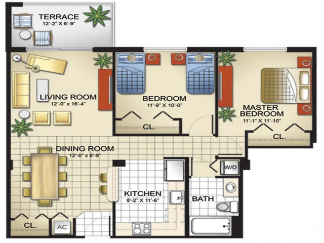 Model i3 – 2 Bed