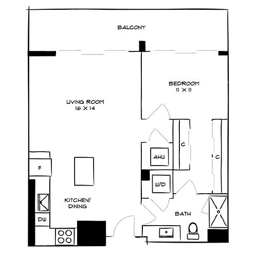 1 Bed – Horizon 1L