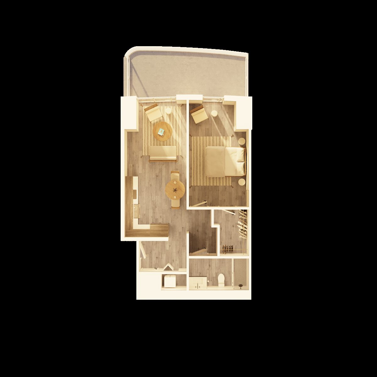 1 Bedroom – A03