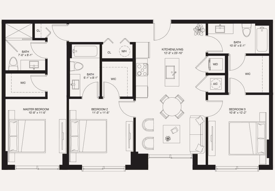 C3 – 3 Bed