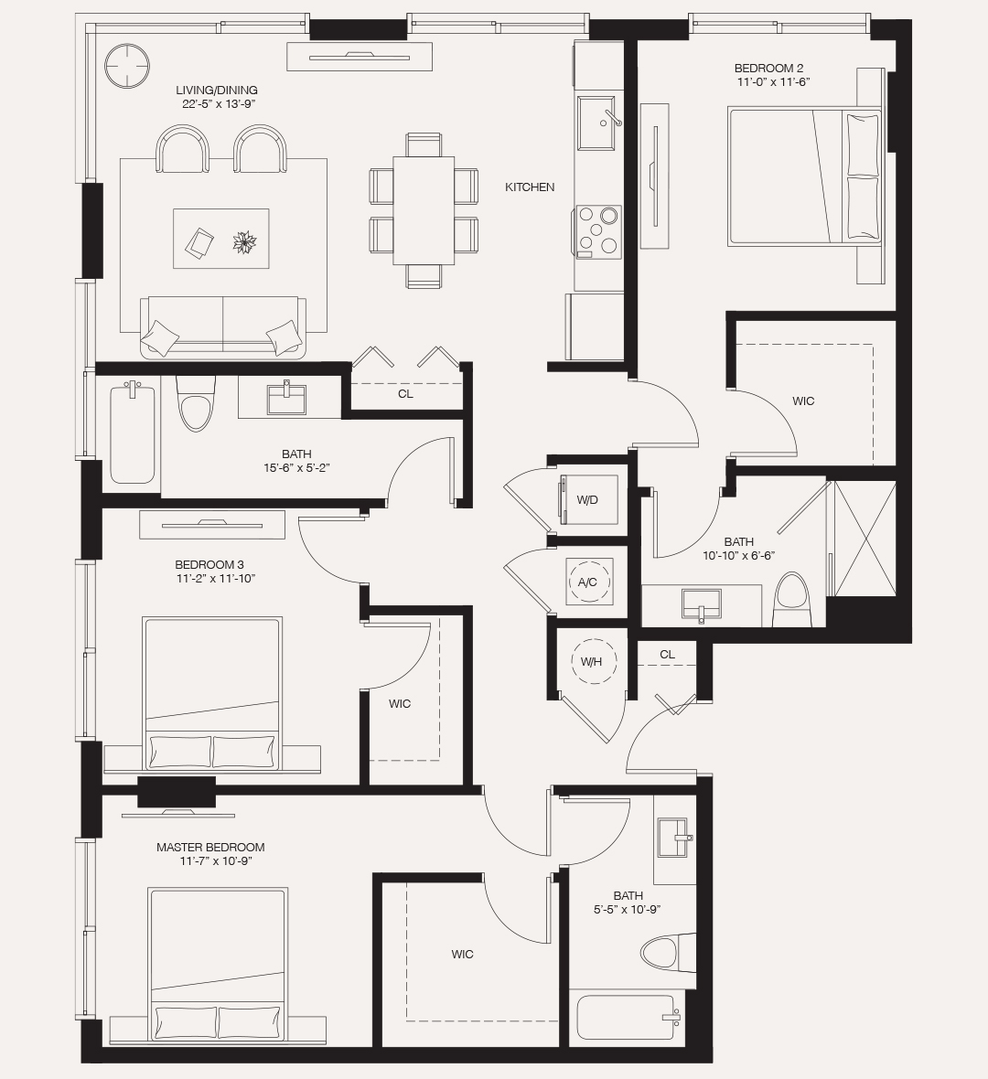 C5 – 3 Bed